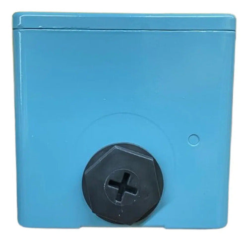 Botoeira Metalica Cega 22mm Azul Xapm14 Schneider Azul