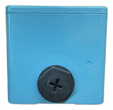 Botoeira Metalica Cega 22mm Azul Xapm14 Schneider Azul