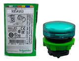 Kit Com 3: Sinalizador Modular 22mm 250v Xb5av63 Schneider Verde -