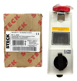 Tomada Sob S3009b 16a 2p+t 380/440v 9h Bq Vermelho Steck Vermelho