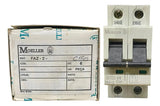 Disjuntor Bipolar 50a 10ka Faz-2-c50 Moeller