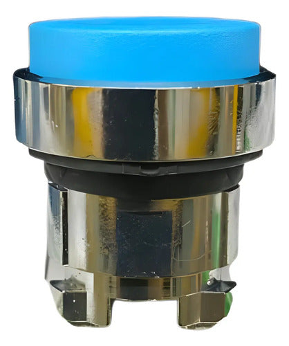 Kit Com 2: Cabeçote Para Botão Ø22mm Azul Zb4bl6 Schneider Azul -