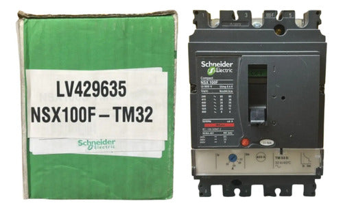 Disjuntor Tripolar 32a Nsx100f-tm32d Lv429635 Schneider
