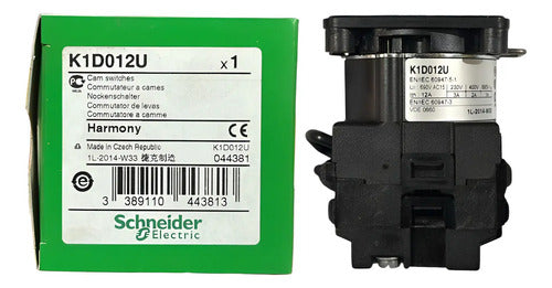 Chave Seletora K1d012u Schneider Preto