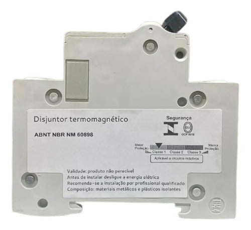 Disjuntor Easy9 2p 25a 6ka 400v Curva C Ez9f56225 Schneider