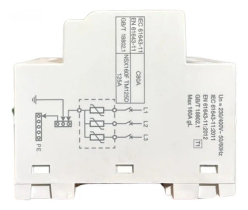 Protetor De Surto Iprf1 12,5r 3p 12,5ka A9l16633 Schneider