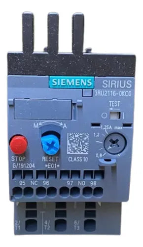 Relé Termico De Sobrecarga 3ru2116-0kc0 0,9-1,25a Siemens  690v