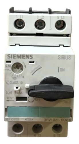 Disjuntor Motor 3rv1021-1ka10 9-12,5a Siemens - 50/60hz