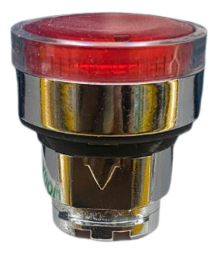Cabeçote Para Botão Luminoso Modular Ø22mm Zb4bw34 Schneider Vermelho -