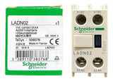 Kit Com 2: Bloco De Contato Auxiliar 2nf Ladn02 Schneider 690v