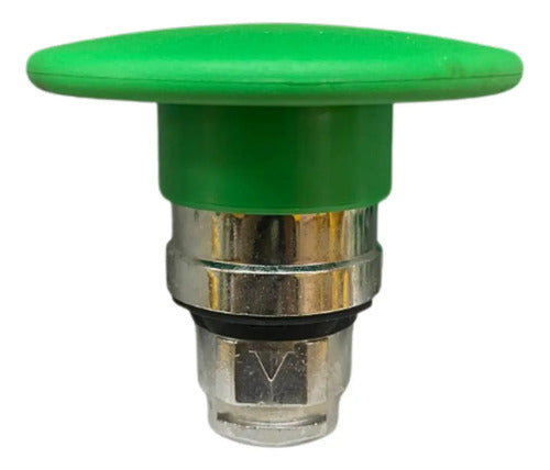 Cabeçote Para Botão Ø22mm Metálico Verde Zb4br3 Schneider  Verde -