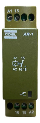 Rele Auxiliar Ar-1 220vca Coel 220vca