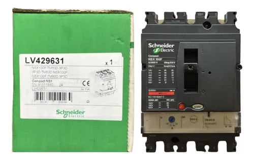 Disjuntor Tripolar 80a Nsx100f-tm80d Lv429631 Schneider