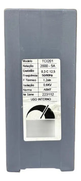 Transformador Tci201 2000-5a 50/60hz 0,3 C12,5 Instrumenti