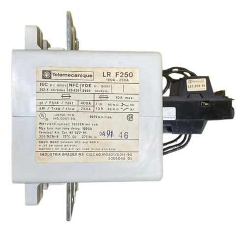 Relé Térmico Lr1f250 160-250a Telemecanique -