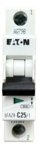 Kit Com 10 Peças: Disjuntor Unipolar Bfaz4-c25/1 25a Eaton -
