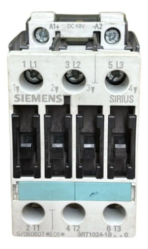 Contator 3rt1024-1bw40 48vcc Siemens 48vcc