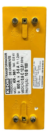 Transformador De Corrente Kr 961 800/5-5a 0,6kv 60hz Kron