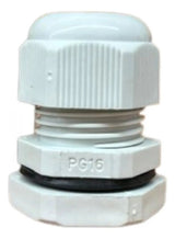 Kit Com 15 Peças: Prensa Cabo S803ci Cinza Pg16 Steck