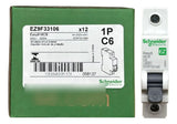 Kit Com 3 Peças: Disjuntor 1p Ez9f33106 63a Schneider