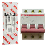 Kit Com 2: Disjuntor Sdd63c16 3p 16a 3ka Curva C Steck