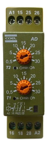 Rele Tempo Ad 30s Ad-hfs 94/242vca Coel 242vca