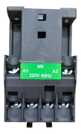 Contator 3p 6a 60hz 220v Lc1e0601m6 Schneider 220v