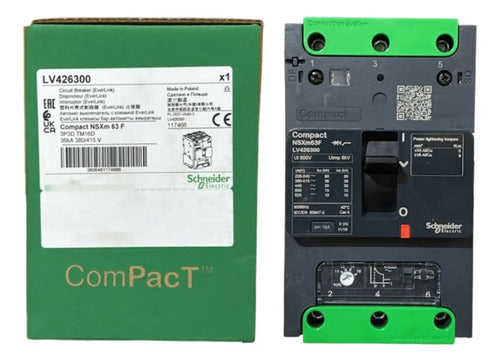 Disjuntor Tripolar Nsxm 36ka Tm16d 16a Lv426300 Schneider