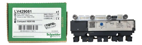 Disparador Nsx100 Tm80d Tetrapolar 4p4d Lv429051 Schneider