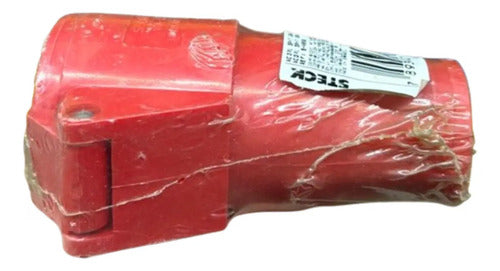 Acoplamento 3p+t 16a 380/440v 6h Vermelho S-4056 Steck Vermelho