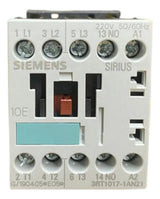 Contator 3rt1017-1an21 12a 1na 220v Siemens 220v