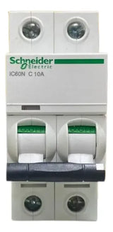 Disjuntor Acti9 Ic60n 2p 10a Curva C A9f74210 Schneider