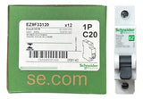 Kit C/ 10 Peças: Disjuntor Unipolar 20a Ez9f33120 Schneider