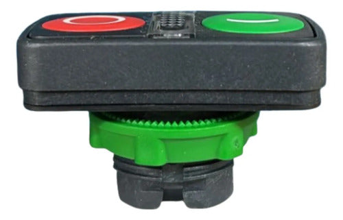 Cabecote P/ Botao 22mm Duplo Vd/vm Zb5aw7a3741 Schneider Verde E Vermelho