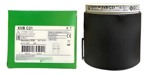 Base + Tampa P/ Colunas Xvb Xvbc21 Schneider Preto -