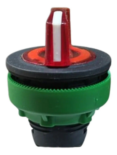 Cabeçote Para Chave Comutadora Faceada Zb5fk1343 Schneider Vermelho 0