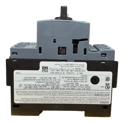 Disjuntor Motor 3rv2011-1ba10 1,4-2,0a Siemens Não Informado 50/60hz