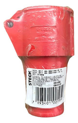 Acoplamento 3p+t 16a 380/440v 6h Vermelho S-4056 Steck Vermelho