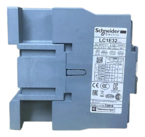 Contator 3p Easypact Tvs 32a 1na 220vca Lc1e3210m7 Schneider 220v