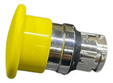 Botão Cogumelo 40mm Am + Bloco 1na+1nf Xb4bc55 Schneider Amarelo -