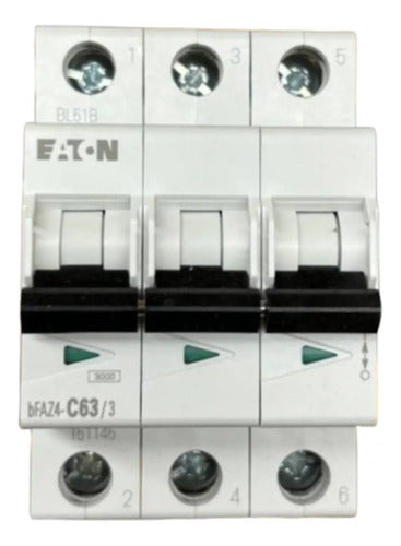 Disjuntor Tripolar Bfaz4-c63/3 63a Eaton