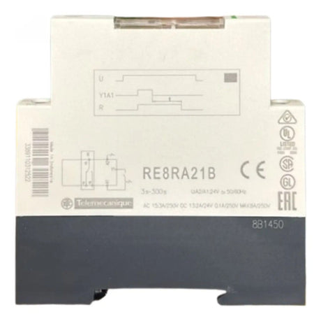 Rele Temporizador Repouso 3-300s 24vcc Re8ra21b Schneider 24vcc
