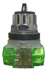 Comutador 30mm 1naf 3 Posições 9001ks702bh7 Schneider Preta E Verde 0
