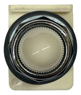 Sinaleiro 30mm Metálico Branco 9001kp38lww9 Schneider Branco 120vca/cc
