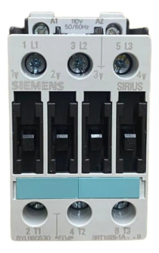 Contator 3rt1025-1ag20 17a 110vca 7,5kw 10cv Ac-3 Siemens