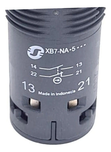 Botão Monobloco Sem Trava Na+nf Vermelho Xb7na4532 Schneider Vermelho Não Se Aplica