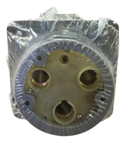 Tomada De Embutir 2p+t+pil 200a 200/250v 6h Azul S3846 Steck Azul