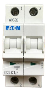 Disjuntor Bipolar Faz6-c1/2-sa 1a 6ka Eaton