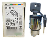 Cabecote Para Chave Seletora 22mm 2 Pos Zb4bg412 Schneider Metal Cromado