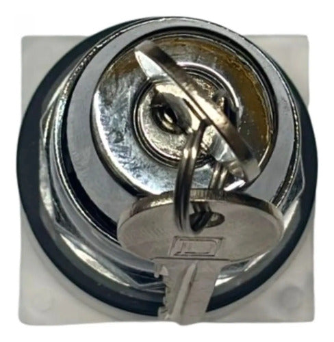 Comutador 30mm 2 Posições 9001ks11k3h129r Schneider Metálico -